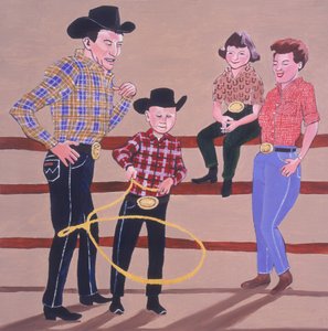 Famille de cow-boys, 2001
