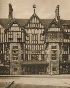 Partie du bâtiment Tudor de Liberty à Great Marlborough Street, vers 1935