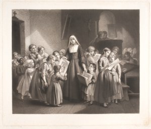 Une école de filles du peuple
