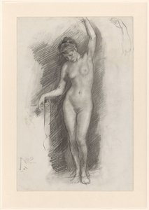 Nu féminin debout