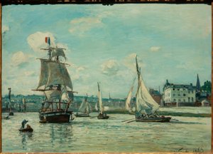Entrée dans le port de Honfleur