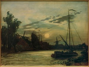 Paysage au crépuscule