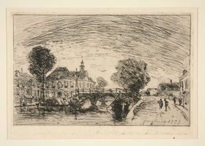 Le Pont sur le Canal - Johan Barthold Jongkind