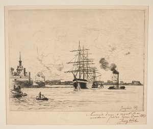 Le Vieux Port de Rotterdam - Johan Barthold Jongkind