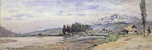 Neige sur les Montagnes à Grenoble, 12 et 13 Septembre, 1882 - Johan Barthold Jongkind