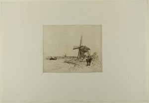 The Towpath, from Cahier de six eaux-fortes, vues de Hollande