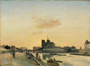 Vue de Notre-Dame, Paris, 1864