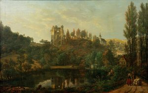 Vue de la ruine du château de Tharandt - Johan Christian Dahl