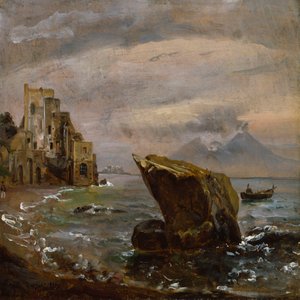 Paysage côtier près de Posillipo - Johan Christian Dahl