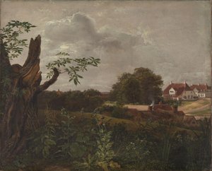 La grande auberge de Fredensborg - Johan Christian Dahl