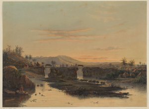 Vue des environs de Batavia - Johan Conrad Greive