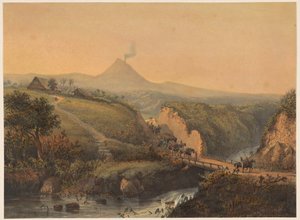 Vue des environs de Malang (Paysage dans le Malangsche, résidence Passarouan)