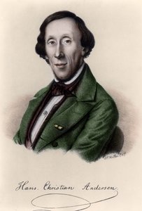 Portrait de Hans Christian Andersen (1805-1875) (coloration ultérieure)