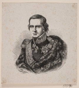 Militaire inconnu avec étoile de grand-croix suédoise