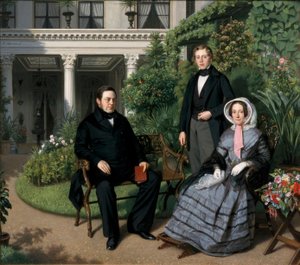 Portrait de la famille Metelerkamp - Johan Heinrich Neuman