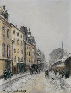 Rue du Faubourg-Saint-Jacques in Paris - Johan Jongkind