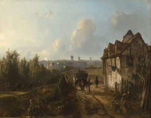 Vue sur Monmartre - Johan Jongkind