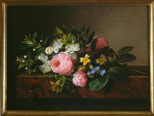 J.L. Jensen, Nature morte avec roses