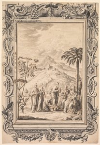 Illustration et conception de bordure pour Kupfer-Bibel (Bible de cuivre)