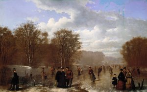 Patinage sur le Wissahickon - Johan Mengels Culverhouse