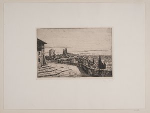 Vue sur Rome depuis la colline du Janicule - Johan Rohde