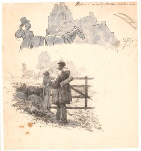 Le Soir. F.o. étude de l