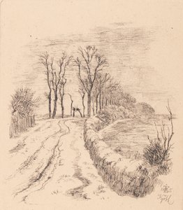Allée à Vallø - Johan Thomas Lundbye