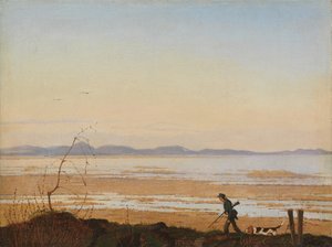 Une soirée au bord du lac Arresø, ca. 1837