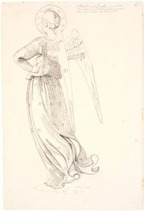 Ange vu de dos - d