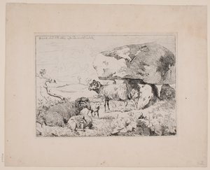 Moutons près d