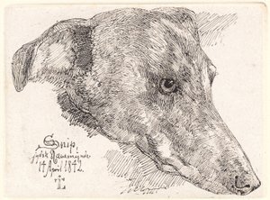 Tête de chien, Snip - Johan Thomas Lundbye