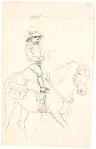 Petit garçon à cheval