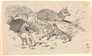 Le renard - Johan Thomas Lundbye