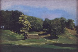 La vallée des loups à Dyrehaven - Johan Thomas Lundbye