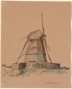 Moulin de Vendet près de Dortheaslyst - Johan Thomas Lundbye