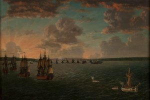La bataille de la baie de Vyborg le 3 juillet 1790, 1791