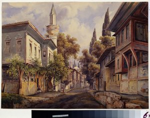 Une rue à Constantinople
