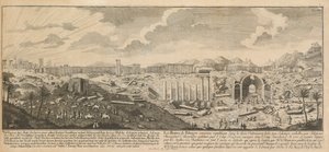 Ruines de Palmyre, ancienne ville de Syrie - Johann Adam Delsenbach