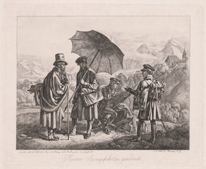 Les artistes en voyage, 1819 - Johann Adam Klein