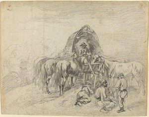 Wagonniers valaches au repos