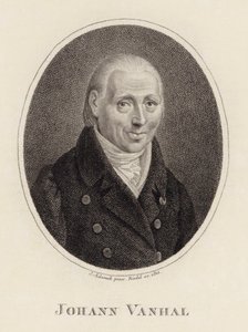 Portrait du compositeur Johann Baptist Wanhal - Johann Adamek
