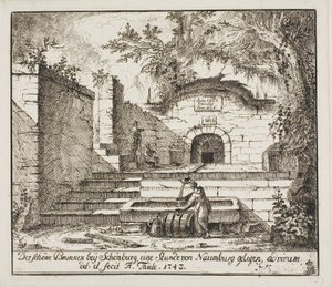 La Belle Fontaine près de Schönburg - Johann Alexander Thiele