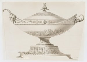 Soupière couverte