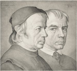 Les frères Konrad et Franz Eberhard - Johann Anton Ramboux