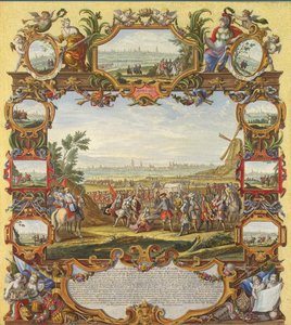 Capture de la forteresse française de Menin par les troupes alliées en 1706, début du 18ème siècle