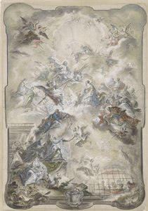 La Vierge et les Saints Intercédant devant le Christ pour les Âmes des Perdus