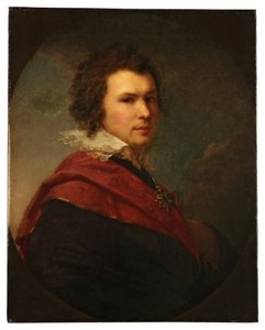 Portrait du poète russe Apollon Maikov