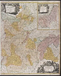 Carte de la Bavière, 