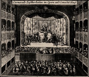 Markgrafentheater à Erlangen, 1721