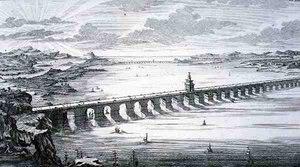 Le Grand Pont Chinois, entre Focheu et Nantai, Chine, de 